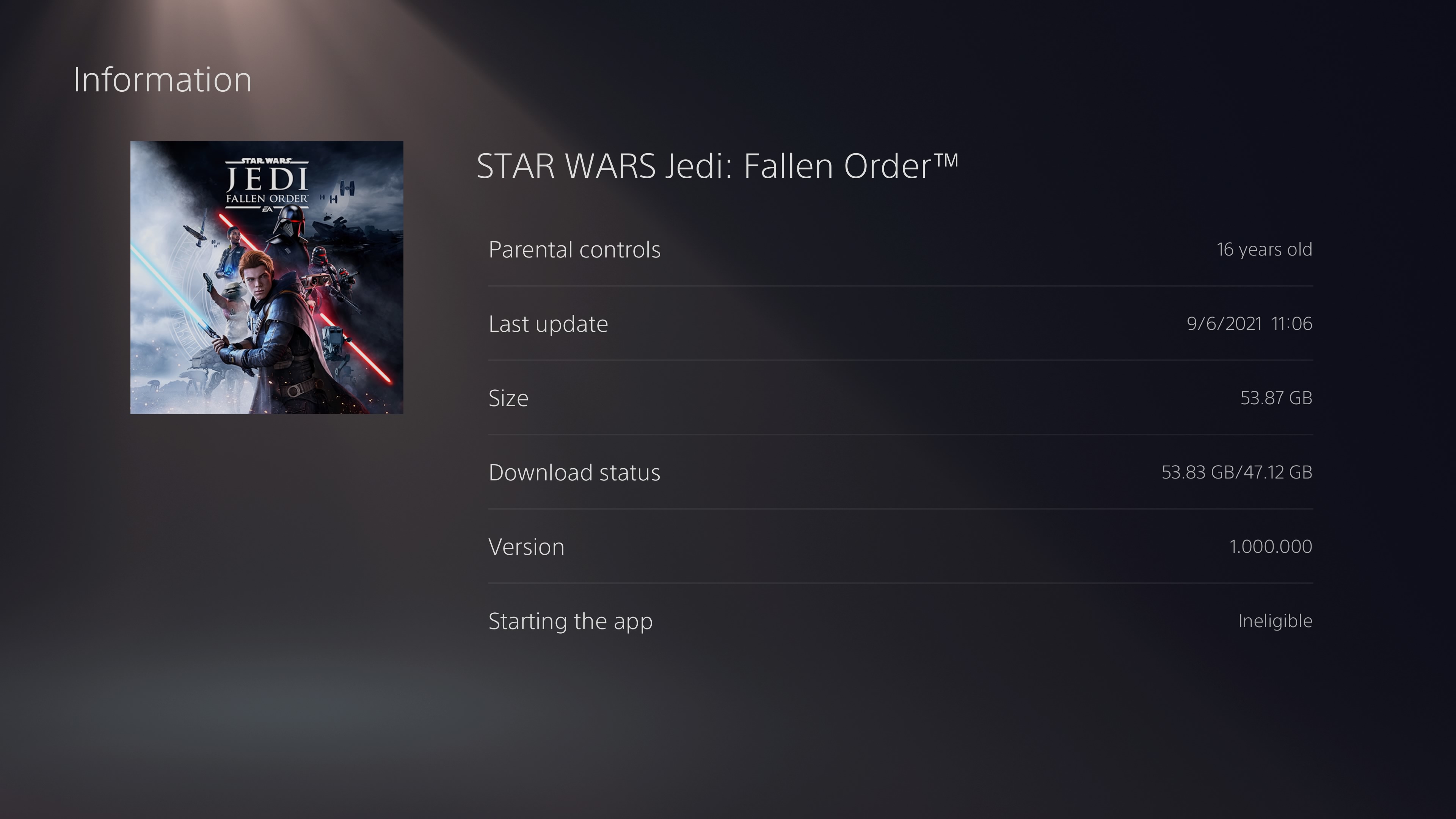 Star wars fallen order ps4 digital download sale