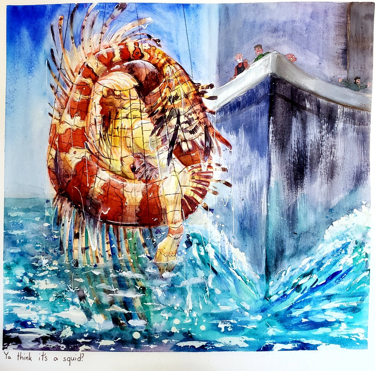 WheelsPossum's tweet photo. #watercolor #illustration #artistsontwitter https://t.co/9JfFepKJkB