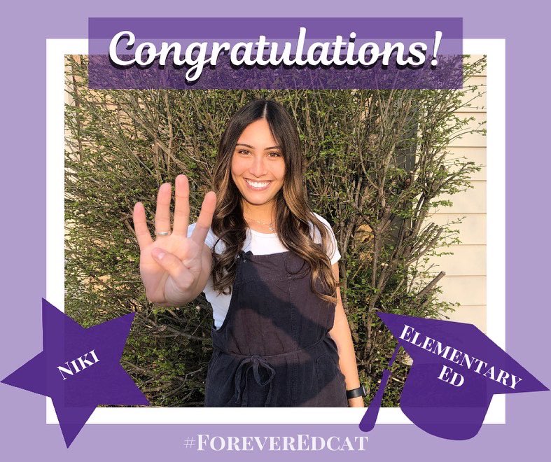 ksuedcats's tweet photo. Best wishes to these amazing #EdcatGrads! We couldnโt be prouder of our #ForeverEdcats! ๐๐ https://t.co/0u5JHIjjEC