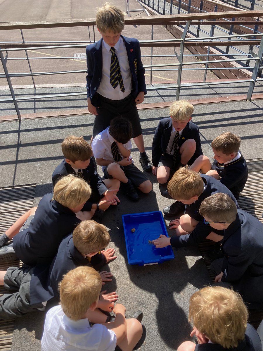 Year 3  did a float test with a chunk of volcanic pumice rock to find out why escape by sea was so difficult for Pompeii's residents in 79AD. Thanks for bringing it in Jasper! 🌋🏺<a href="/Habsmonmouth/">Haberdashers' Monmouth School</a> <a href="/MonBoysPrep/">Monmouth Boys' Prep</a> #pompeii #Vesuvius🌋🏺<a href="/Habsmonmouth/">Haberdashers' Monmouth School</a> <a href="/MonBoysPrep/">Monmouth Boys' Prep</a> #pompeii #vesuvius