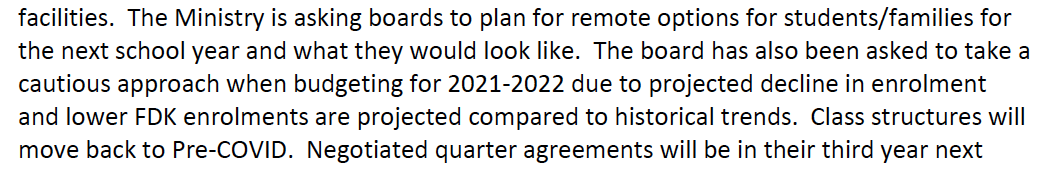 JenniferRobson8's tweet photo. More than one board is noting that the Ministry has directed them to be cautious in their budget plans. https://t.co/BZQHFKeywP