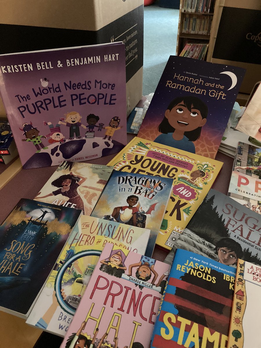 LibWhd's tweet photo. And some of our new @WHDayES English EDI books as well! With more to come! I can’t wait to have you all back in our Learning Commons! 😊 https://t.co/oDfUC1mjn3