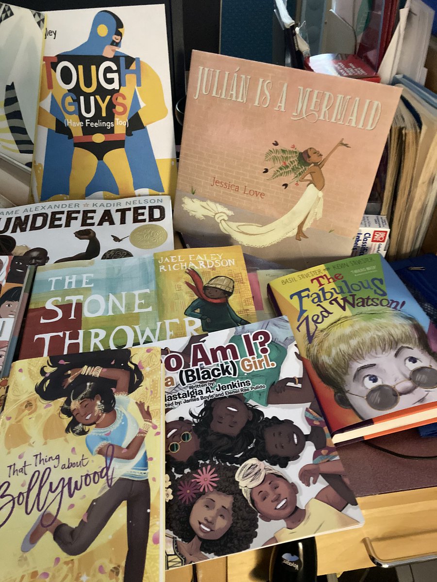LibWhd's tweet photo. And some of our new @WHDayES English EDI books as well! With more to come! I can’t wait to have you all back in our Learning Commons! 😊 https://t.co/oDfUC1mjn3