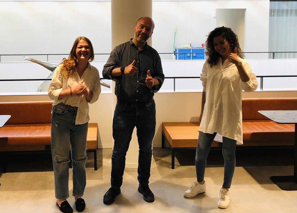 Laatste dag van de stagiaires. Vijf maanden vlogen voorbij, twee toppers. #mbo #stage <a href="/MboAgenda/">MBO-Agenda</a>