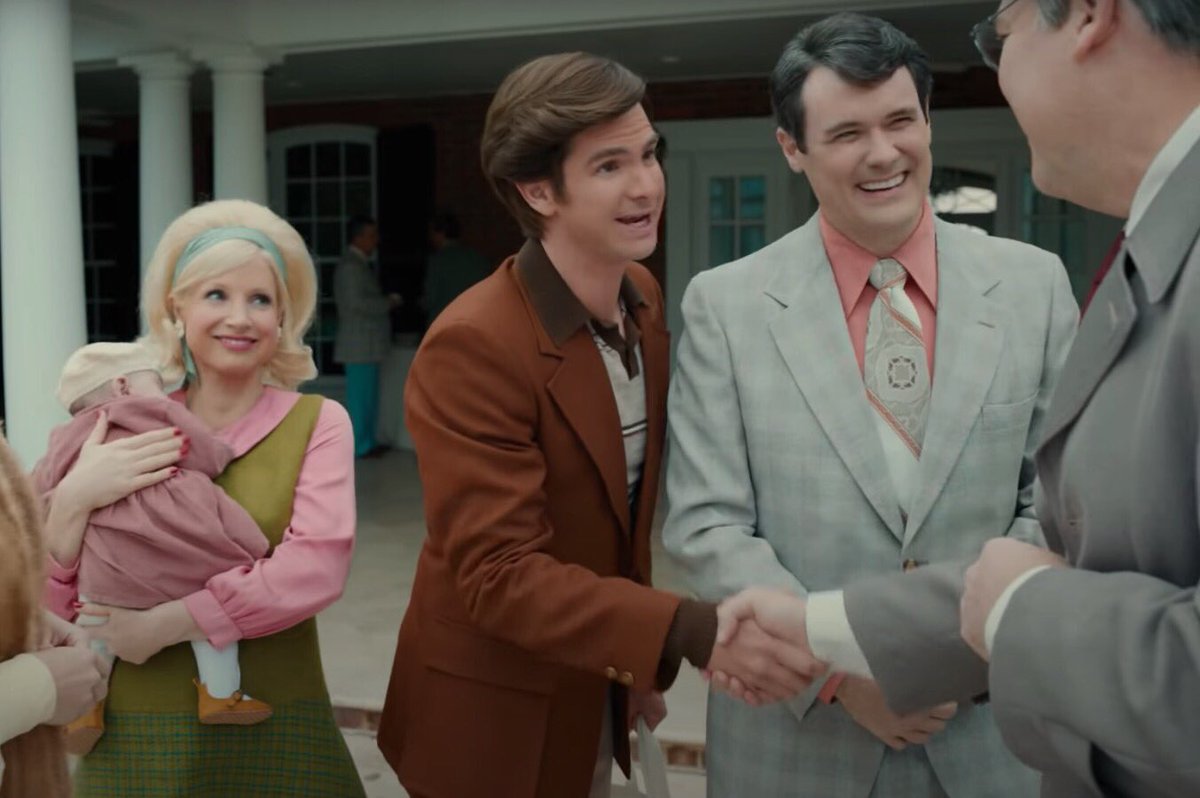 virtualgabe's tweet photo. Trailer is out!! :D  Looks amazing.
My resting bitch face is 37 seconds in…

https://t.co/6tvlB5zi6H

#TheEyesofTammyFaye
Starring Jessica Chastain, Andrew Garfield, Vincent D’Onofrio and Gabriel Olds. 
In theaters September 17
   TW: @EyesofTammyFaye   
@JessicaChastain https://t.co/jHbtvzs1OM