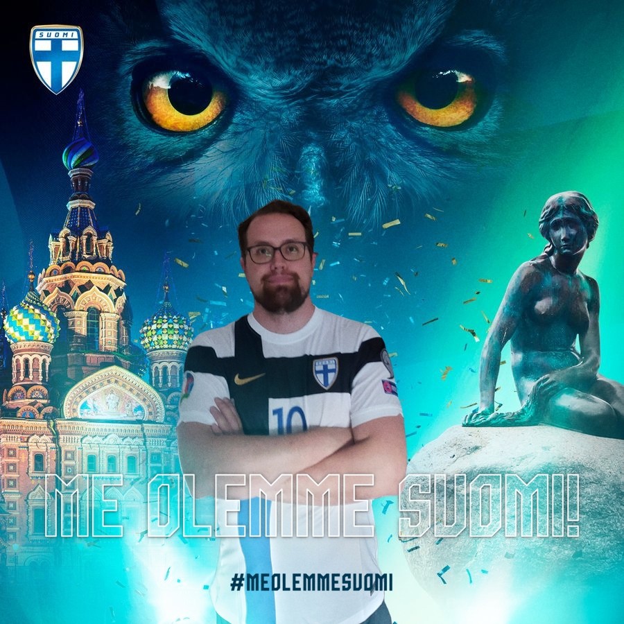 Rantavahti's tweet photo. Saturday it's game on! #Huuhkajat #MeOlemmeSuomi #EURO2020 https://t.co/aYUacxwYLD https://t.co/NjK7lCJqgQ