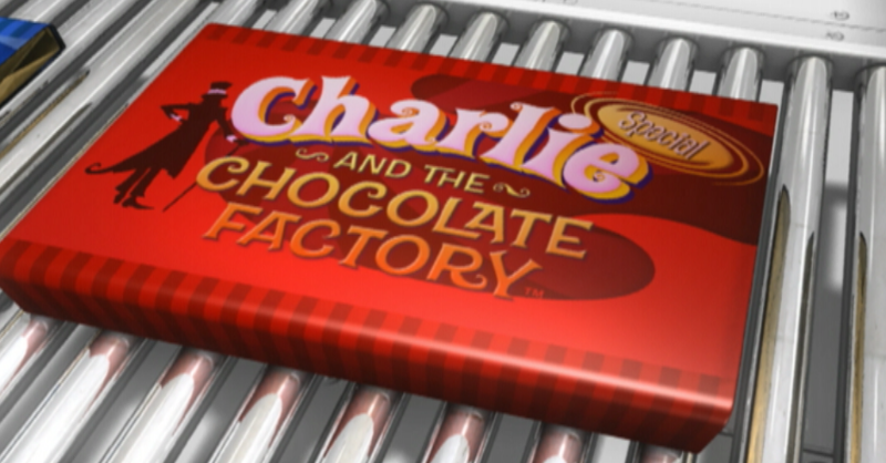 Voodoo_Studios's tweet photo. #lockdownlookback 043 Stillsd from Sky Movies, Charlie &amp; the Chocolate Factory #promo 2005 a charming little #promo. A Quirky sounds, delightful confectionery machinery all reminiscent of Tim Burton's 2005 remake of this classic story.
#animation #cgi #broadcast #sponsorship