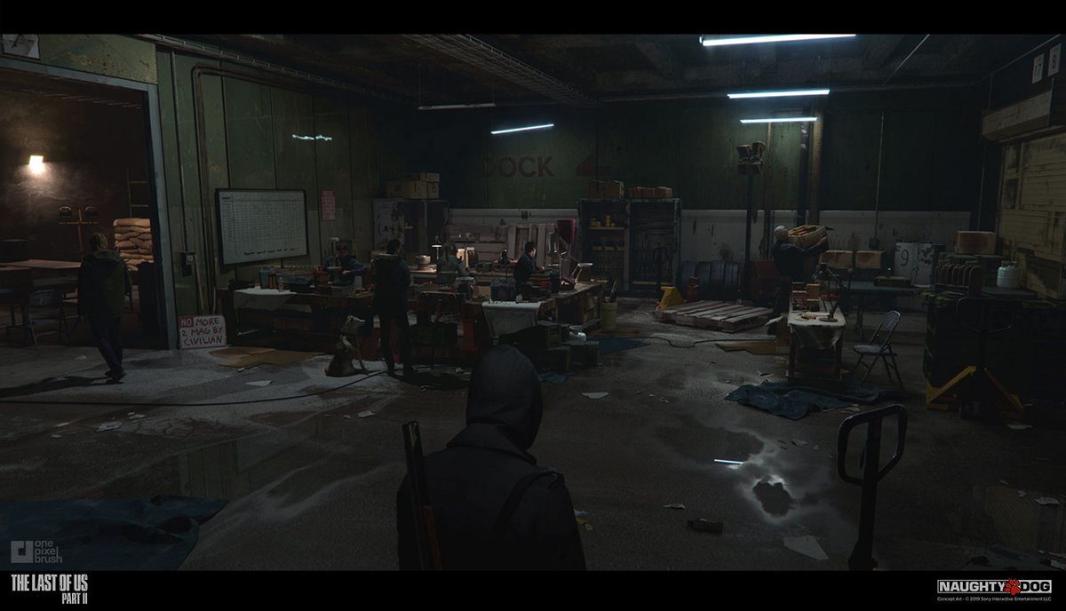 Soon it will be a year since the release date of  #TheLastofUsPart2, which makes it the perfect time to share some more of the incredible work our team did for the game — and we did a lot!  

Stay tuned throughout the month so you don't miss it out!😉
 
Work by <a href="/AntoineBOUTIN17/">Antoine boutin</a>