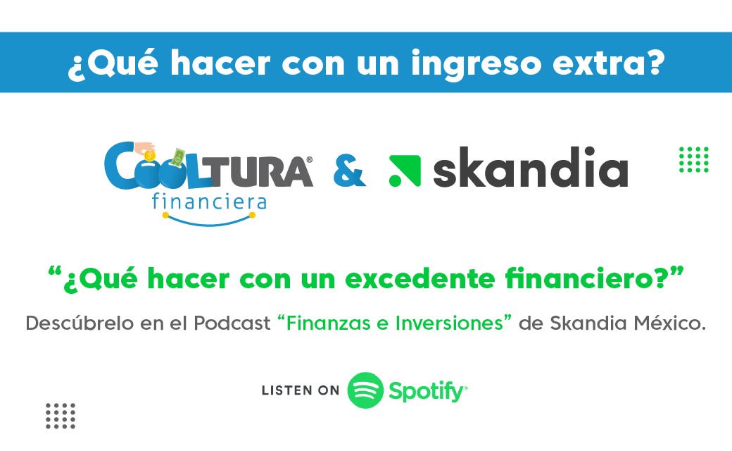 coolturafin's tweet photo. Platiqué con @kcostal de @skandiamexico respecto a cómo aprovechar los ingresos extraordinarios del año y se puso rebuena la plática. Acá la escuchan 👉🏼 https://t.co/AGPx8un9bQ https://t.co/LeKeSeSNAA