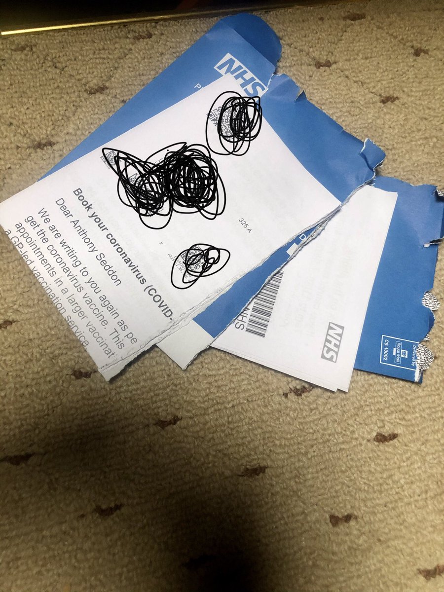 t_seddon's tweet image. 3rd letter they’re persistent I’ll give’em that!!! #refusenik