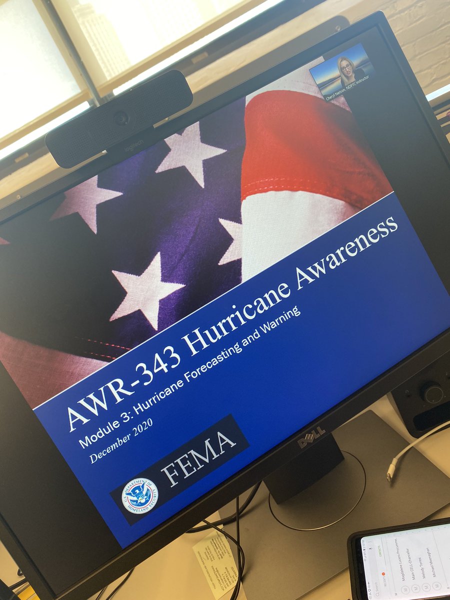 ChancellortheEM's tweet photo. Currently taking this course with @CherylNelsonTV and @DisasterCTR #ndptc https://t.co/CyggFBdnBw