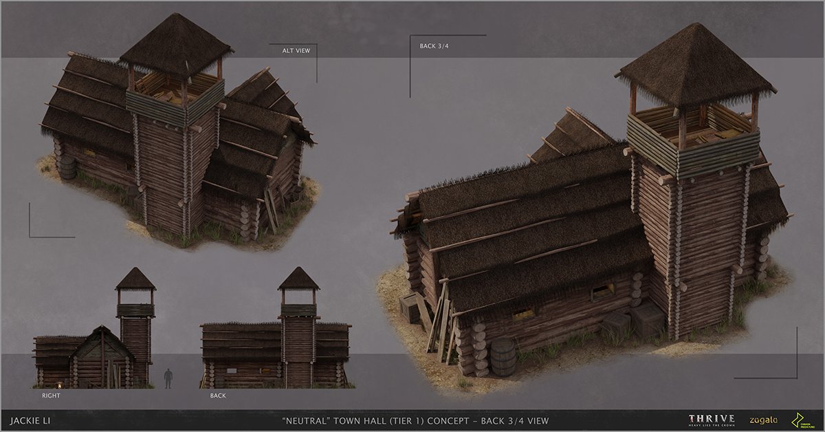 TechnolitesGame's tweet photo. Here’s a look of the 1st Tier Town Hall concept for our new game @thrivehltc. Follow that account for all the gaming goodness! 
- 
#IndieDev #GameDev #IndieGame #IndieGames #IndieDevHour #Videogame #Gamer #GameArt #GameDesign #IndieWorldOrder #YYCGameDev https://t.co/Qo6f0jnYfq