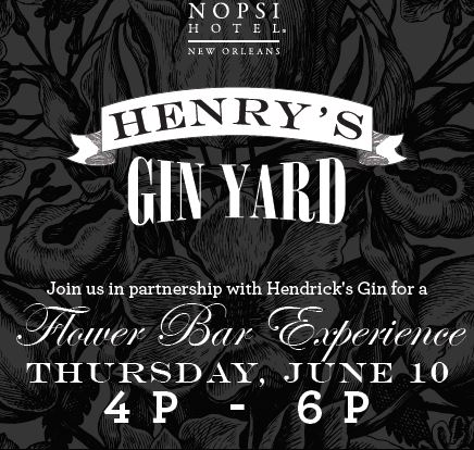 Join us at #henrysginyard this Thursday in partnership with #hendricksgin 🌸 Enjoy $10 Bohemians made with Hendrick's Gin, Elderflower, Grapefruit and Lime