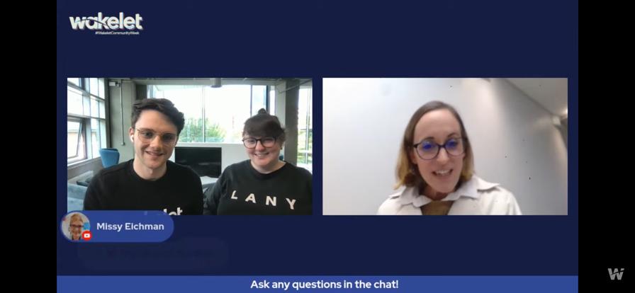 So proud of my Techie teacher partner, riding the #WakeletWave  from Johannesburg, South Africa!  @Mrs_K_vdM Loving #WakeletCommunityWeek