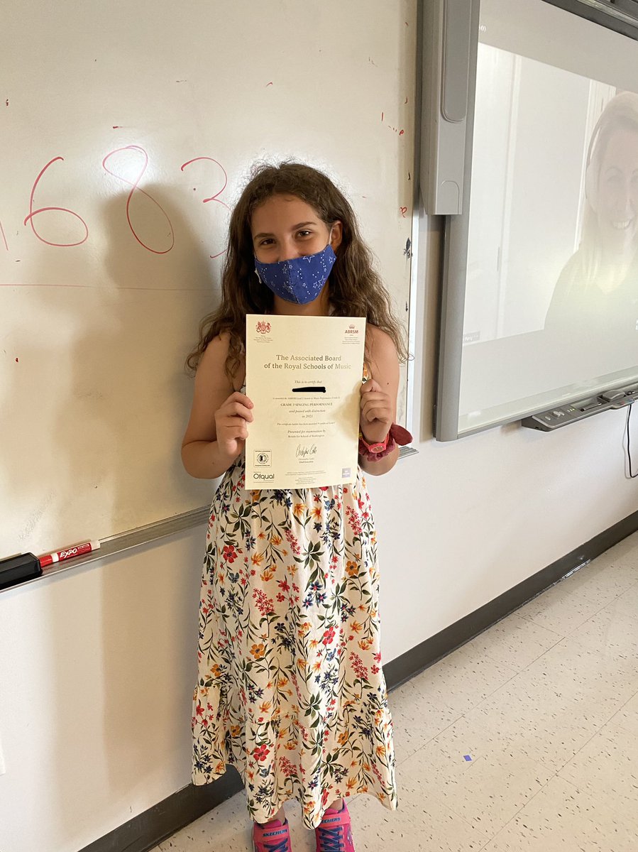 Our PA students work so hard- well done to you, your work on another ABRSM exam has been successful- we are so proud of you. <a href="/BISWashington/">BISW</a>