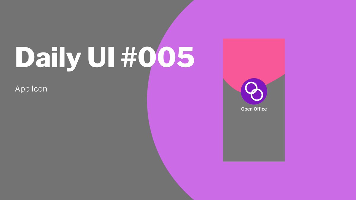 Jen4468's tweet image. #DailyUI #005 App Icon
