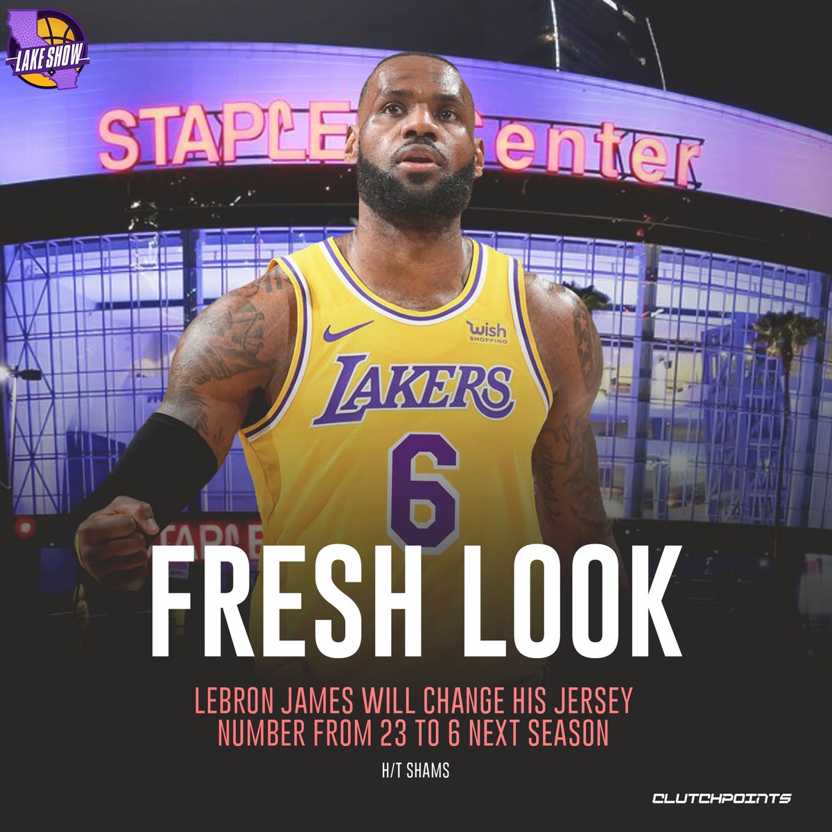 lebron number 6 space jam