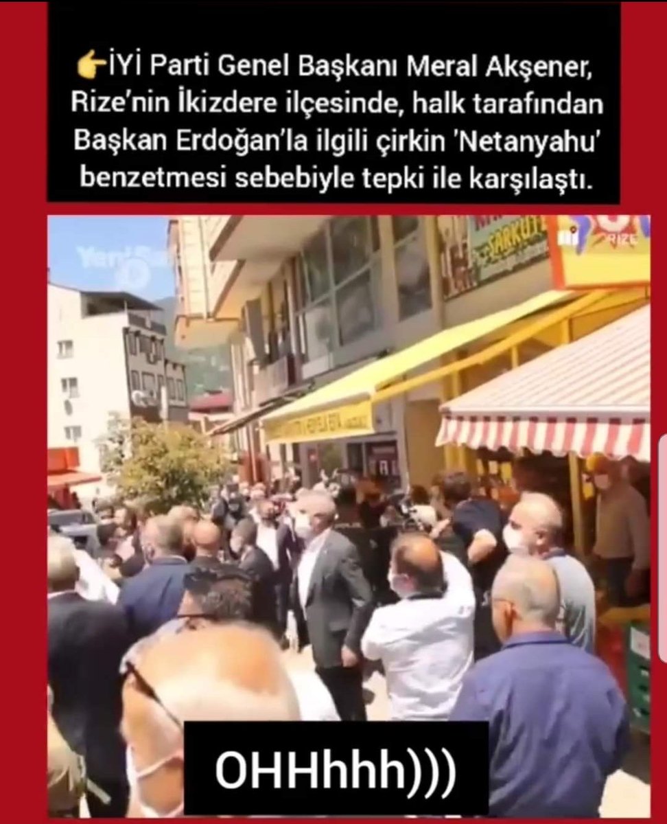 Başkan Erdoğan'ın memleketine giden Akşener, burada provokasyon yaptı.
#kaoshazırlığı
@___Sonra___06__ 
@Oner_2314 
@Vatan_Kurt_ 
@sancak3542 
@Muzaffe32882566 
@Sevemezmisin_ 
@K__marasli 
@BattalOz 
@YolcuYolnereye 
@yasar343444 
@AkKadinKAntalya 
@erkan_officall 
@__prangam