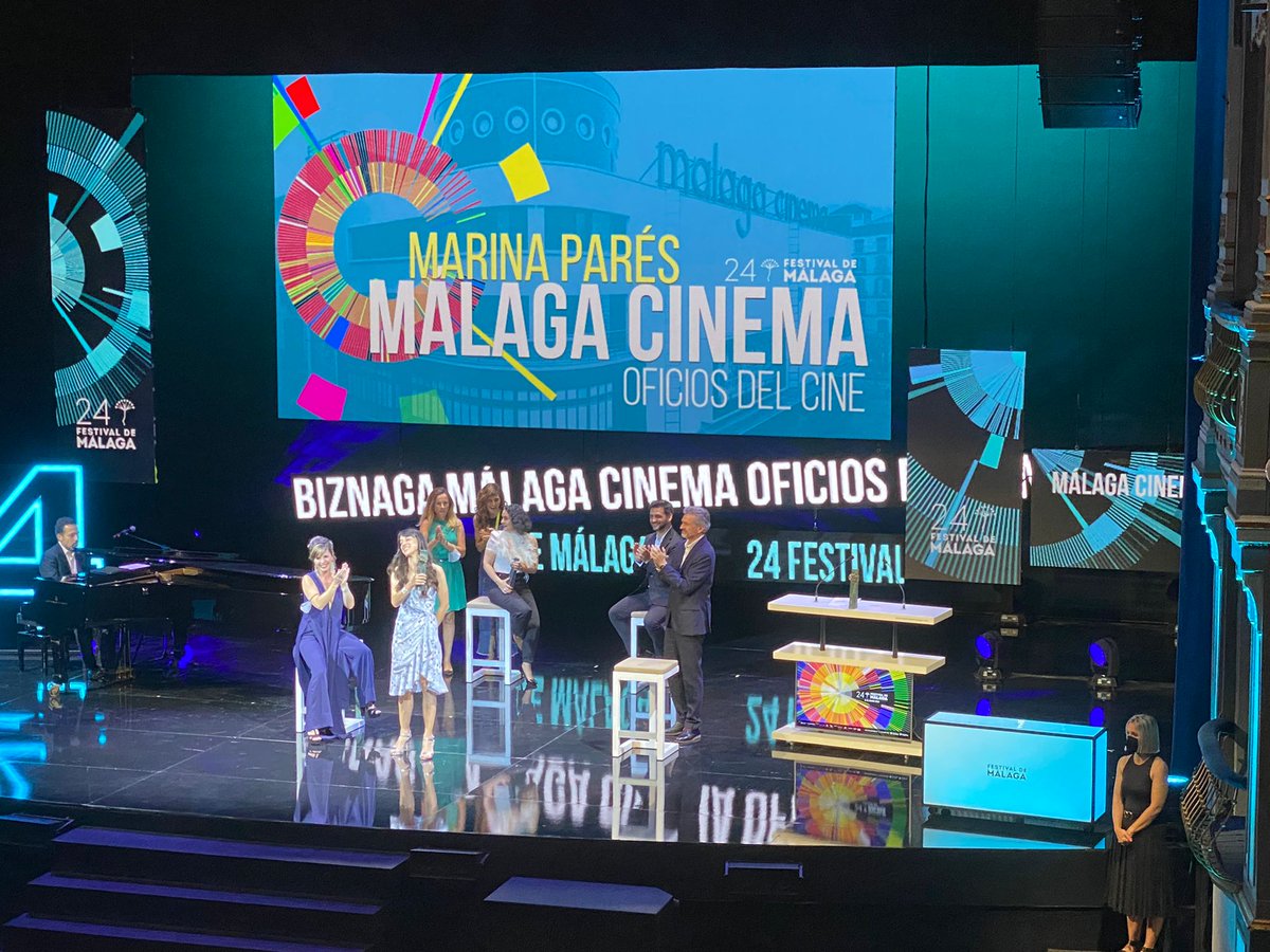 Felicidades <a href="/emepares/">Marina Parés</a> #PremioOficiosdeCine #MálagaCinema <a href="/AAMMAaudiov/">AAMMA</a> <a href="/MujeresVO/">Mujeres en V.O.</a>