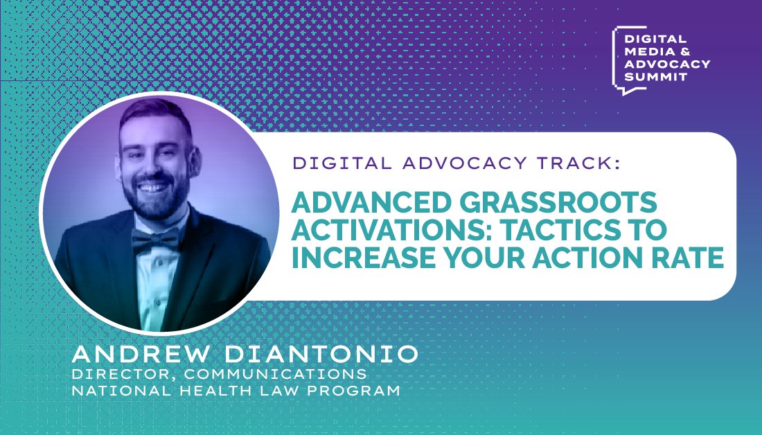 PACouncil's tweet image. Join Andrew DiAntonio of @NHeLP_org at the virtual Digital Media &amp;amp; Advocacy Summit on June 22. He'll cover how to optimize your database and email campaigns. pac.org/events/dmas/re…