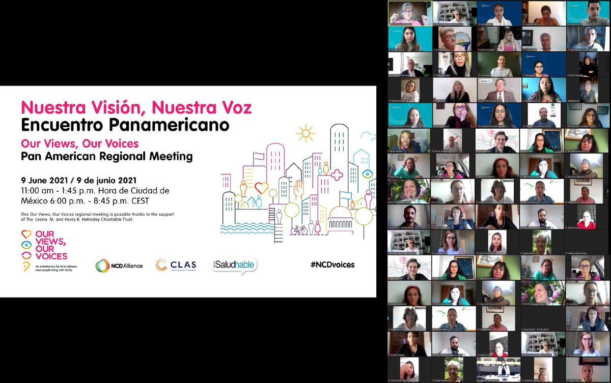 NCD Alliance (@ncdalliance) on Twitter photo “There is no way we can fight stigma & for better health if we do not promote meaningful involvement of people living with #NCDs." Opening remarks from <a href="/bruno_helman/">Bruno Helman</a> in today’s Our Views, Our Voices Pan American Regional Dialogue! Together we can #ActOnNCDs #NCDvoices “There is no way we can fight stigma & for better health if we do not promote meaningful involvement of people living with #NCDs." Opening remarks from <a href="/bruno_helman/">Bruno Helman</a> in today’s Our Views, Our Voices Pan American Regional Dialogue! Together we can #ActOnNCDs #NCDvoices