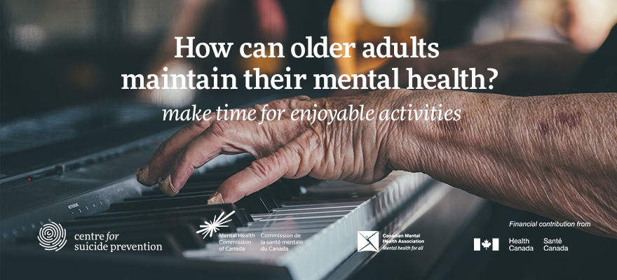 Having fun and finding activities that we love to do will help us maintain our mental health throughout our lives and into our later years. buff.ly/2VgLSbh #seniorsweek