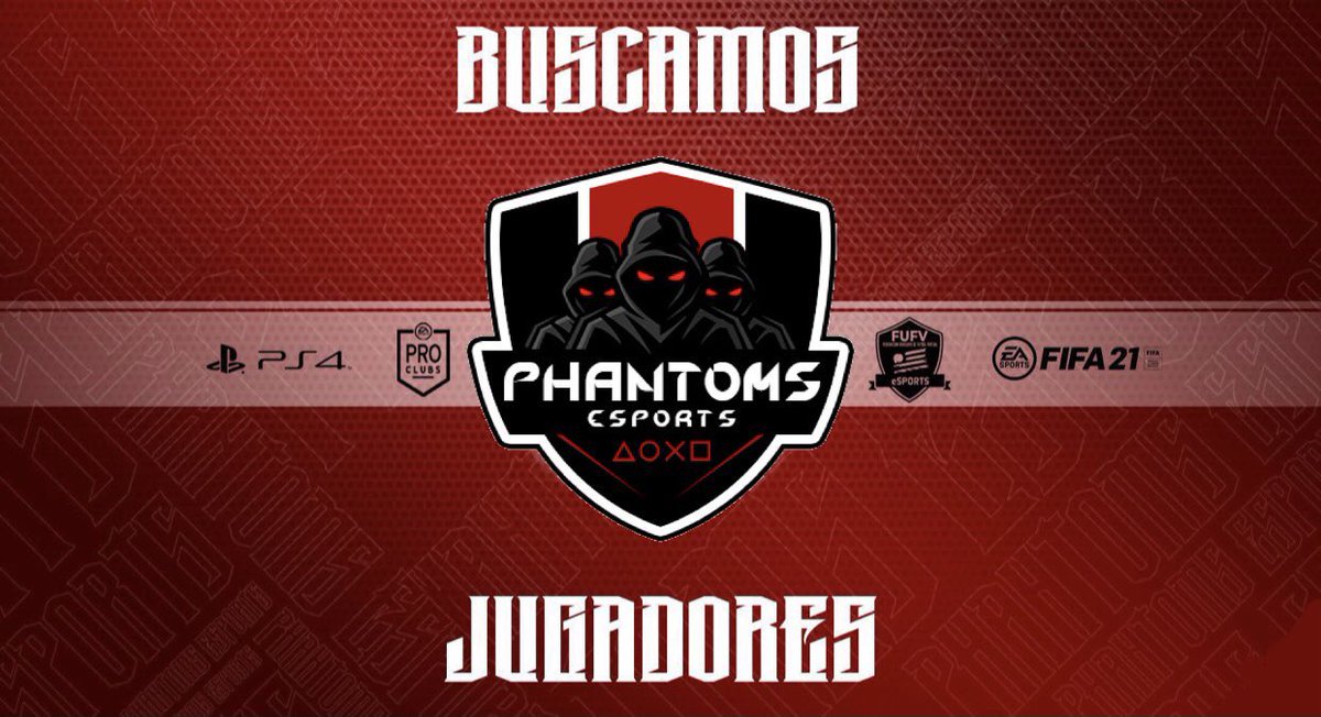 Phantoms_eSp's tweet photo. Buscamos jugadores para reforzar todas las posiciones, jugamos @FUFVeSports. si estás sin club y andas con ganas de jugar vení que te probamos 😜

Mándanos MD 

REQUISITOS:
Disponibilidad horaria
Compromiso 
Micro

se agradece RT🙏
@FufvFichajes @IESAFichajes https://t.co/Pofk0EnMm2