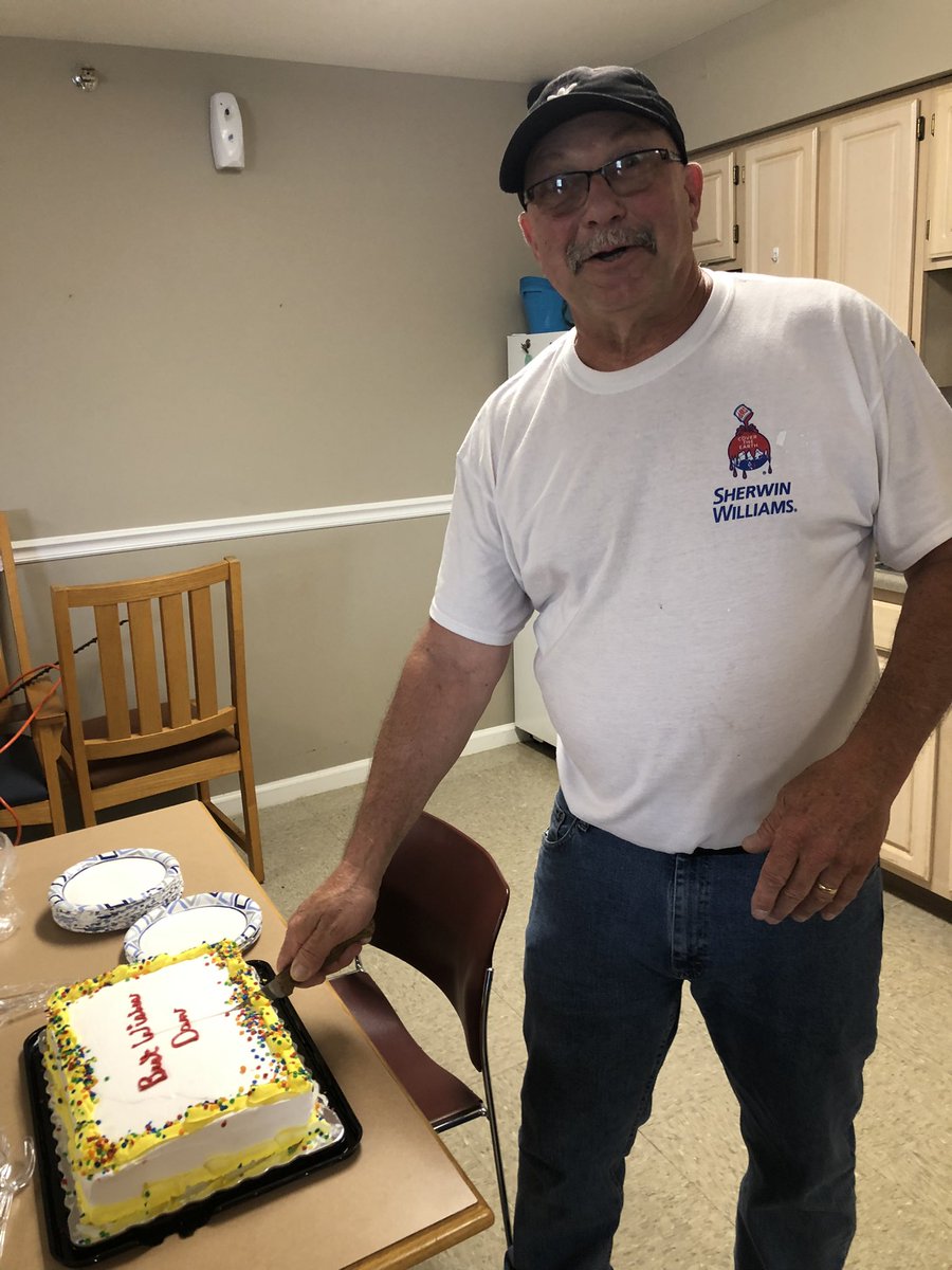 DiamondRockTerr's tweet photo. We enjoyed our first afternoon coffee break since Covid hit!! We also celebrated our Maintenance man Dan!!! The sad part was saying goodbye to him because he will no longer be at DRT. Dan will be missed by everyone!!!#DRTfamily,#drtcommunity https://t.co/kiEr73AOhA