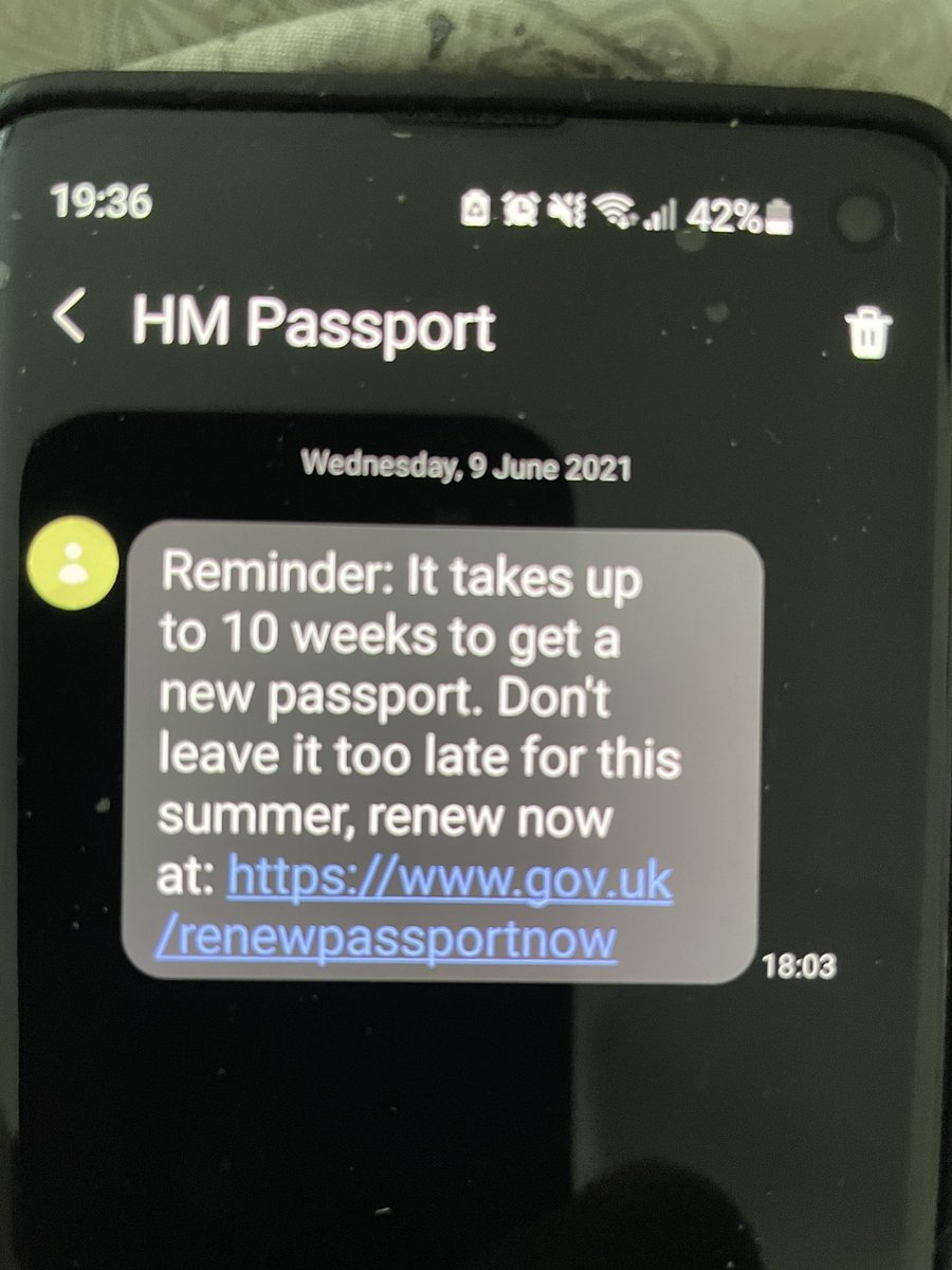 Couldn’t make it up😂 Give me a shout when I’m allowed to travel the world again without a mask, paying for tests, distancing etc etc etc and I may renew………..complete waste of money at the moment