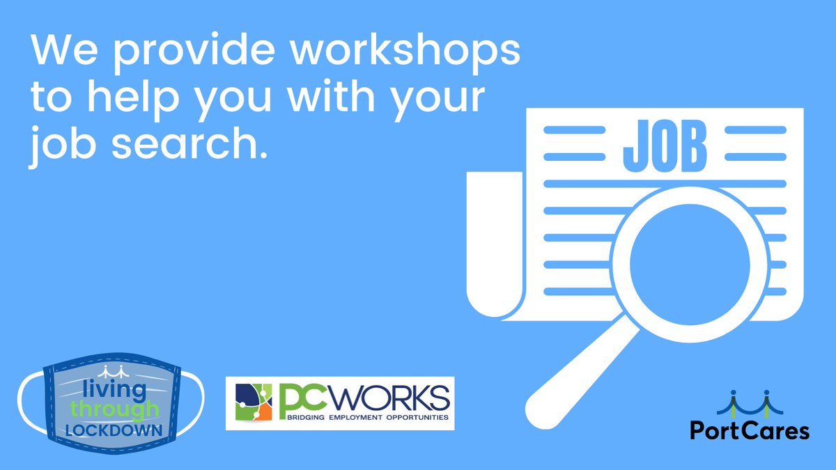#DYK: Our employment and training division, @PCWorksJD provides virtual workshops that can build your skills to get the job. Join them tomorrow at 2pm for their Academic Classroom to learn what they offer! Register at pcworksemployment.ca 

#livingthroughlockdown #portcares
