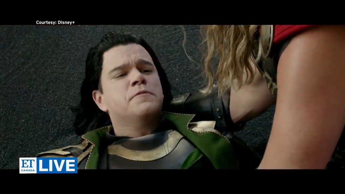 RT @ETCanada: .@twhiddleston reacts to #MattDamon playing #Loki in 