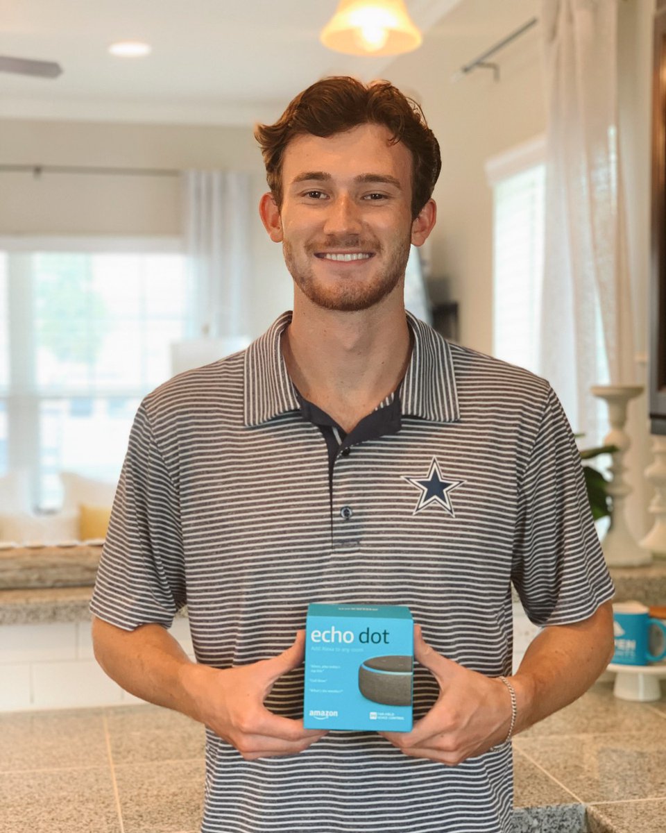 AspenCorpus's tweet photo. It’s Win It Wednesday! Check out these counter tops &amp; all that cabinet space. Designed to have space for you and all your roommates plus easy clean-up for any kitchen experiments gone wrong. Double tap and tag your roomie to win these echo dots, perfect for the kitchen! https://t.co/K35t2nL0Py