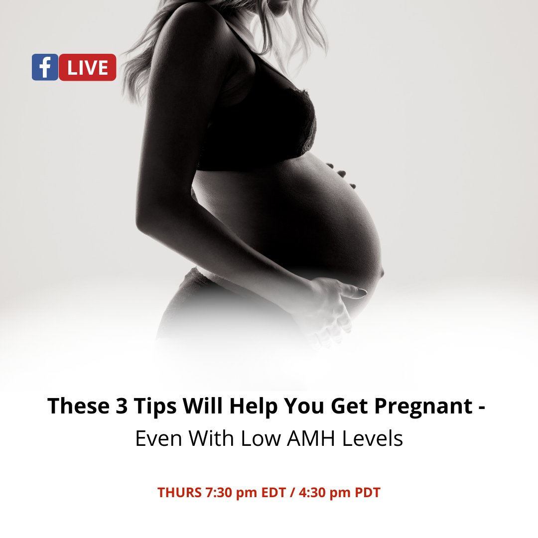 NFPFertility's tweet photo. 🔴 Join us on our weekly FB group Thursday #live stream on Thursday, June 10@ 7:30 pm Eastern
with Kathryn Moloney ND. 

[TOPIC] These 3 Tips Will Help You Get Pregnant - Even With Low AMH Levels”

Join our FB group to watch: https://t.co/iYTDJuMM4I

See you! https://t.co/6KzVAoJv5E