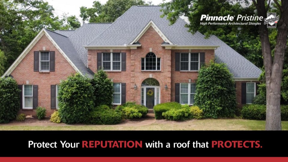 Streaks caused by algae will be a distant memory for these homeowners thanks to the hard work of the Miller Roofing and Renovations team and Atlas shingles featuring <a href="/scotchgard/">Scotchgard</a> Protector by <a href="/3M/">3M</a>. #AtlasProtects
Color: Pristine Pewter