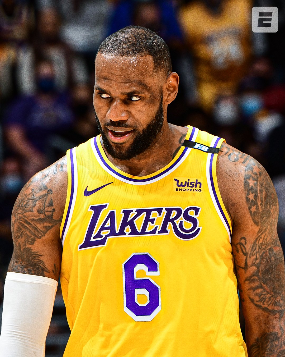 ESPN on X: No. 23 ➡️ No. 6 LeBron plans to change his Lakers jersey number  to No. 6 next season, first reported by The Athletic and confirmed by ESPN.   / X