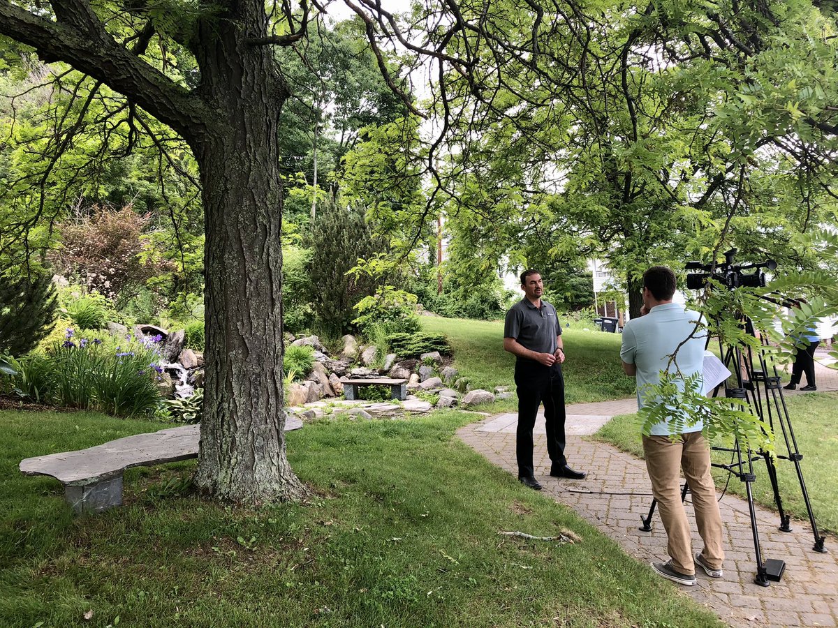 fayedemoura's tweet photo. Happy to safely be back in the field with @Wright_Pierce and talking stormwater management with @5ToolProd, the City of Lebanon, and NHDES #GreenInfrastructure #CleanWater https://t.co/o1DxkwZk3b
