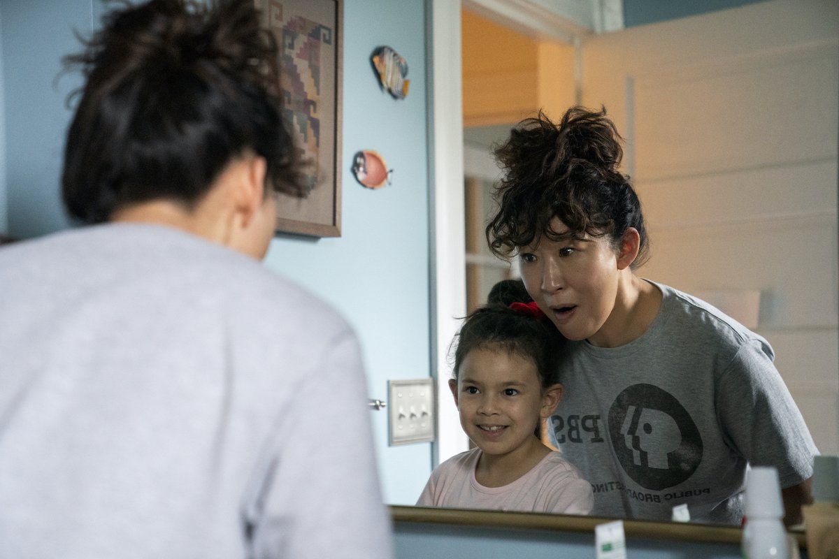 netflix's tweet photo. Sandra Oh stars in The Chair (premieres August 20) as Dr. Ji-Yoon Kim, the Chair of the English department at a prestigious university who is not only the first woman to chair the department, but one of the few staff members of color β FIRST LOOK: https://t.co/Urd9iwzUB5