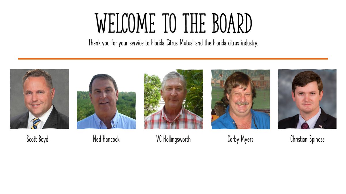 We welcomed five new members to the FCM Board of Directors at yesterday's 73rd Annual Meeting. Scott Boyd, Ned Hancock, VC Hollingsworth, Corby Myers and Christian Spinosa were elected to serve for the 2021-23 seasons.