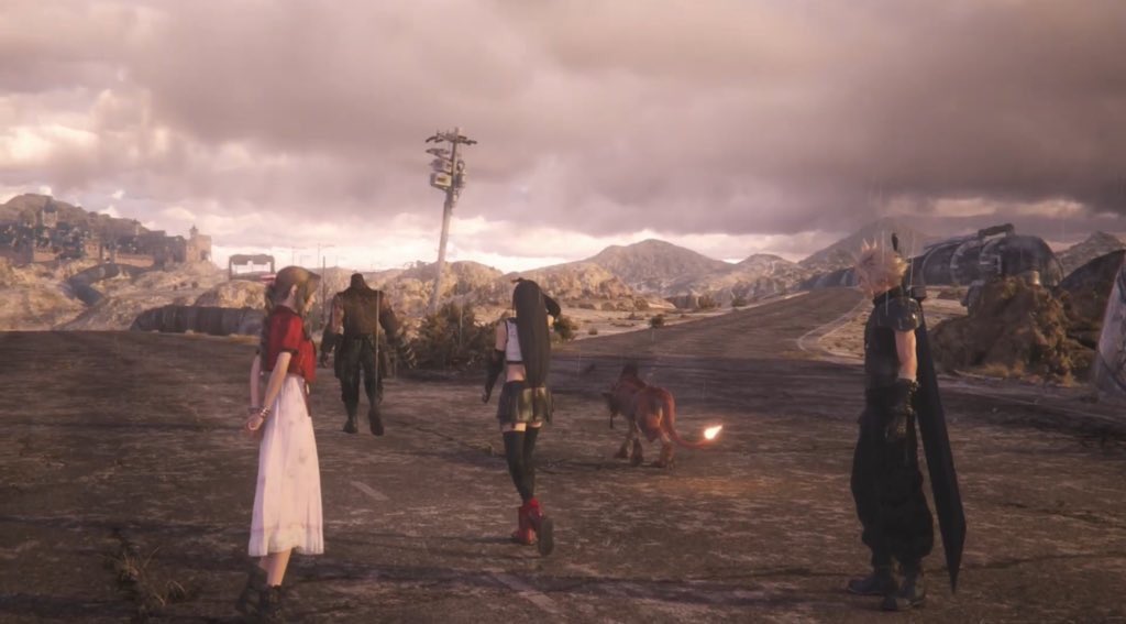 CloudxAerith's tweet photo. the lil moments cloud takes to talk to aerith and he’s just paying so much attention to her, and their lil glances at each other✨✨✨✨✨

love sick puppies, as i said!! 

#clerith #7RSpoiler #FF7Rspoilers #FF7RIntergrade https://t.co/GoZG4MVn9z