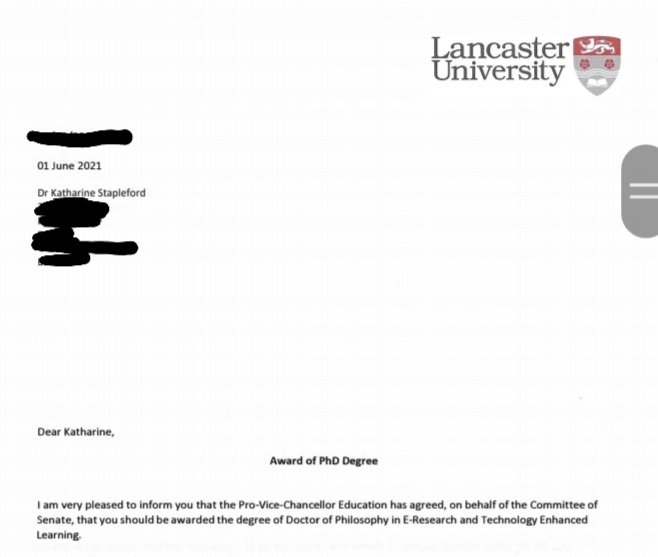 Guess I'll be changing my profile then 😌 #PhDone