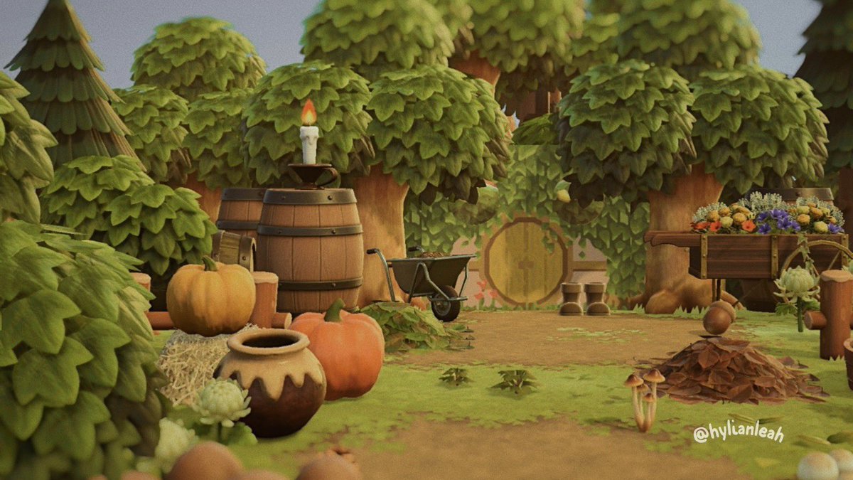 hylianleah's tweet image. the little hobbit hole on mirkwood 🌱🌿

#animalcrossingnewhorizons #animalcrossing #acnh