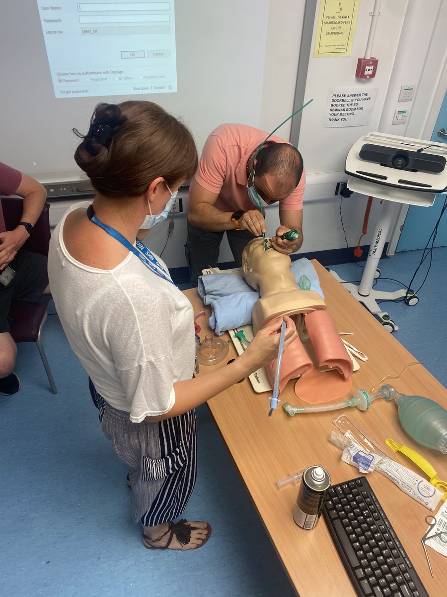 adelebishop1's tweet photo. BRI ED ACP training day. Airway and trauma sim training and scenarios. Fantastic lectures on the pharmacology and reversal of DOAC’s in trauma and silver trauma by. Team work makes dream work #ACP #BRIED @LeoNak84 @JEFeetham @julessmithers @Susan53100866 @VOriolo https://t.co/J7QWAwQvDn
