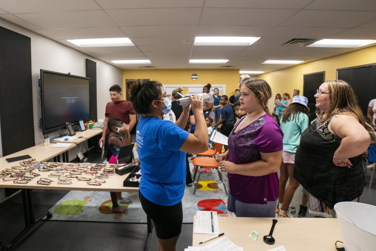 everwise_cu's tweet photo. TCU was pleased to partner with the @PotawatomiZoo and @BolingVision Center for the Kindness to Prevent Blindness event to help area kids receive free eye exams and when needed, even a new pair of glasses.
#CommunityCommitted #KindnessToPreventBlindess https://t.co/EjAQttruHX