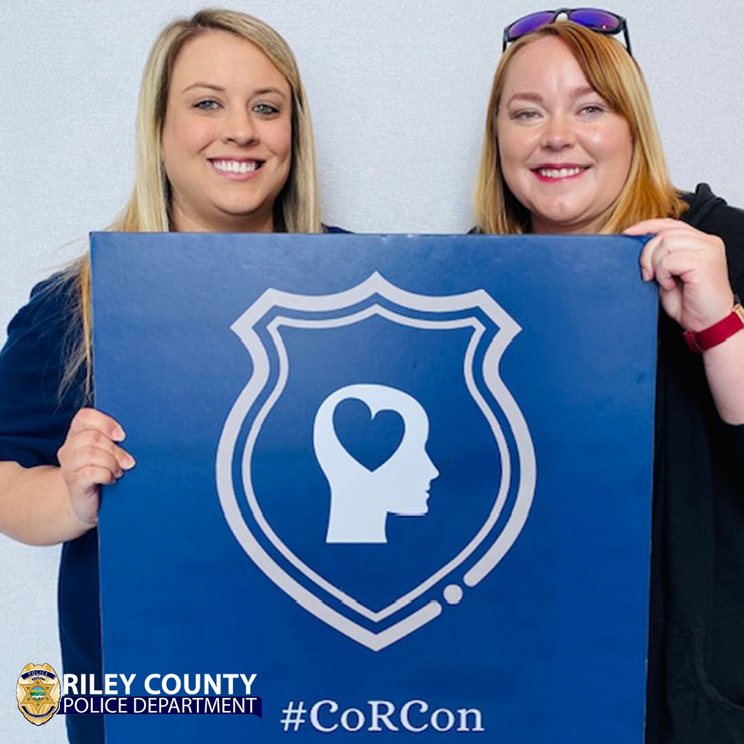 RileyCountyPD's tweet photo. RCPD Co-Responders Brynne and Tiffany made an appearance at the 2nd Annual National Co-Responder Conference this week.

Brynne and Tiffany were super excited to connect and network with many professionals also involved in crisis response. 

#CoRCon https://t.co/duFMn5PRvO