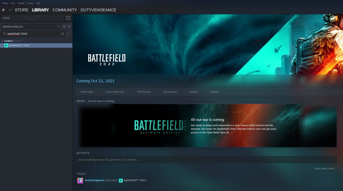 Preordered Battlefield 2042! 🥳