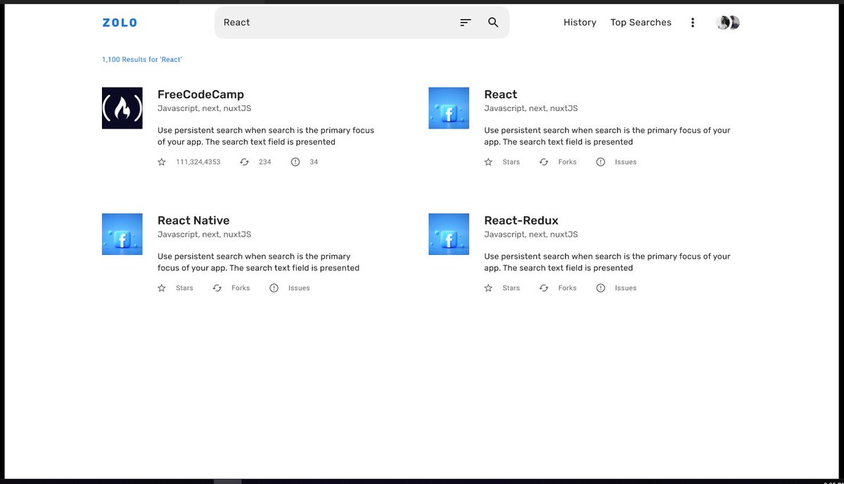 elvinNdichia's tweet photo. Hey guys.
Today, I completely redesigned Z0L0 (https://t.co/AdsWfh58xr)
A search engine for open source projects by @sanixdarker 
What do you guys think?
#CaParleDev 
#techtwitter 
#uidesign https://t.co/frfw0ebFVC
