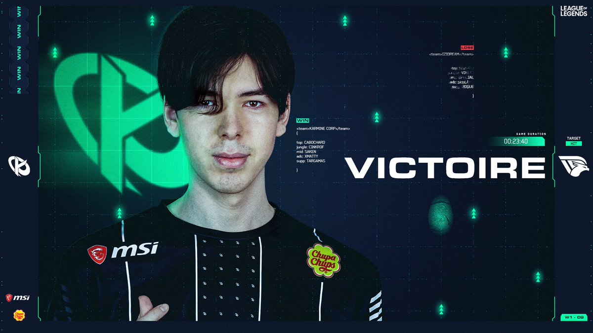 KarmineCorp's tweet photo. Deuxième game, deuxième démonstration, deuxième victoire. Facile. #KCORP #KELAWIN 

GGWP @izi_dream 🤝 https://t.co/taiMIAMSJi