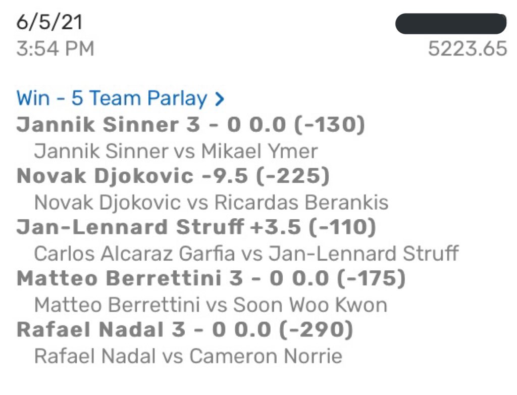 bigthreebets's tweet photo. a couple of my wins from the last few weeks. stay tuned for more 💯💰🎾 #atp #sportsbetting #winners https://t.co/EYIcYwHrlU