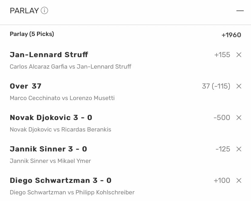 bigthreebets's tweet photo. a couple of my wins from the last few weeks. stay tuned for more 💯💰🎾 #atp #sportsbetting #winners https://t.co/EYIcYwHrlU