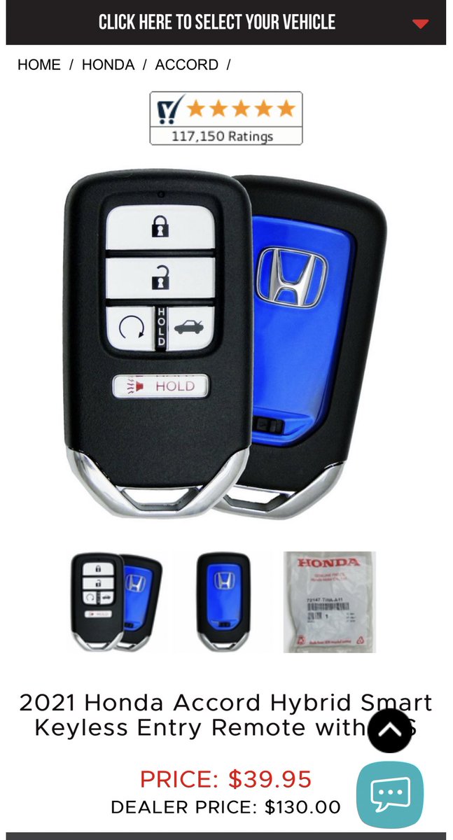 إذا تبحث عن ريموت لسيارتك فهذا الموقع يوفر مختلف الأنواع بين أصلي وOEM وتجاري لأغلب السيارات وميزته أسعاره مناسبه وتقييمه ممتاز

لكن ضروري تأكد من FCC ID يكون مطابق لريموت سيارتك

⏬
carandtruckremotes.com
.